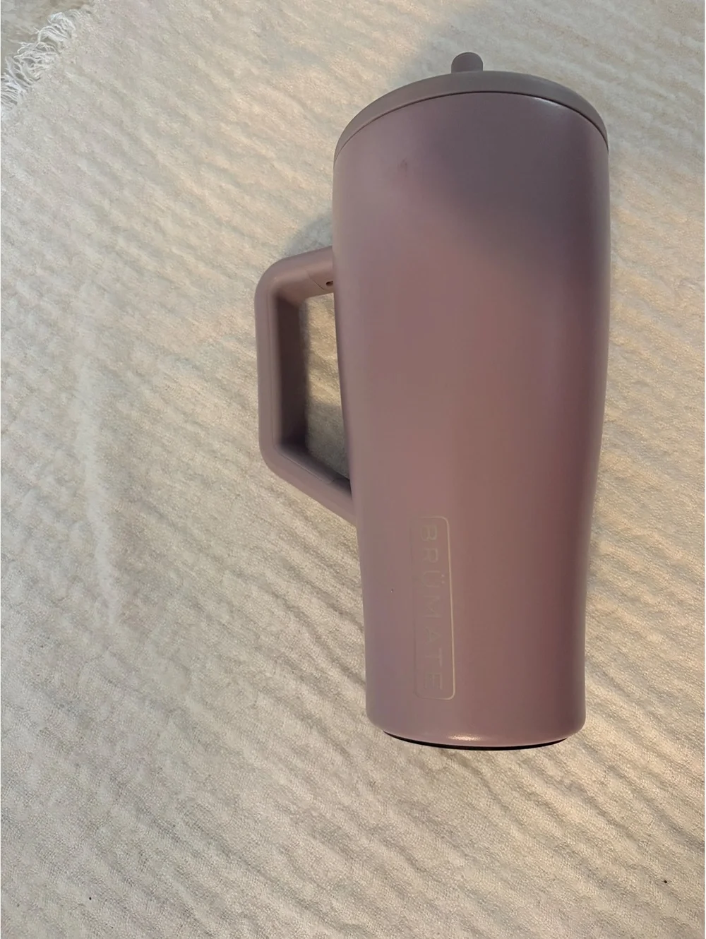 BrüMate Era 30 oz Leakproof Insulated Tumbler Mauve Handle Straw Cup